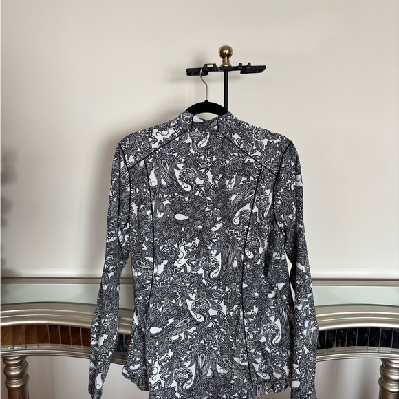 Coolibar UPF 50 UV Print Full Zip Sweater - Picture 4 of 4